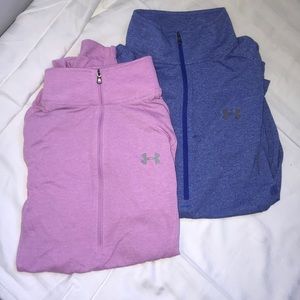 Under Armor heatgear quarter zips